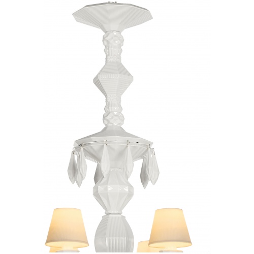 Belle de Nuit 40 Lights Chandelier. White (CE/UK) 6