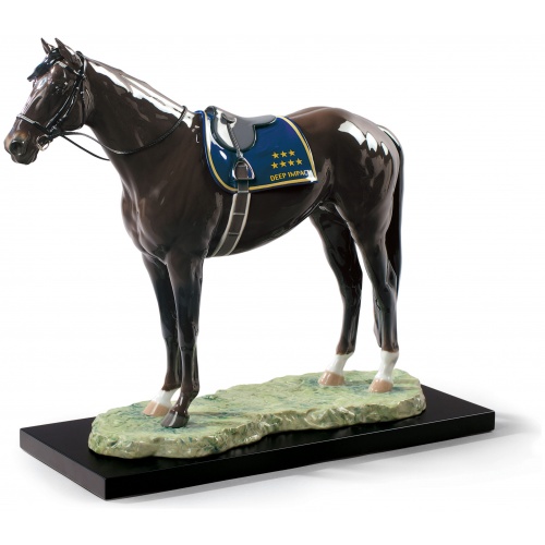 Deep Impact Horse Sculpture. Limited Edition Gloss 5