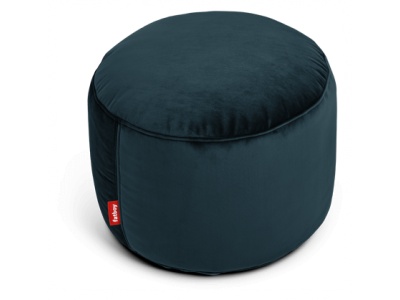 Point Velvet Ottoman Petrol