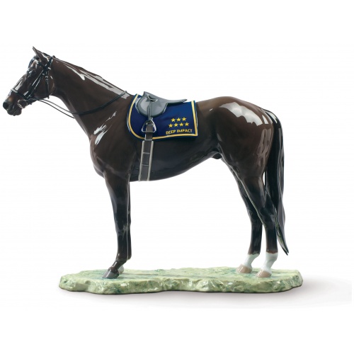 Deep Impact Horse Sculpture. Limited Edition Gloss 7