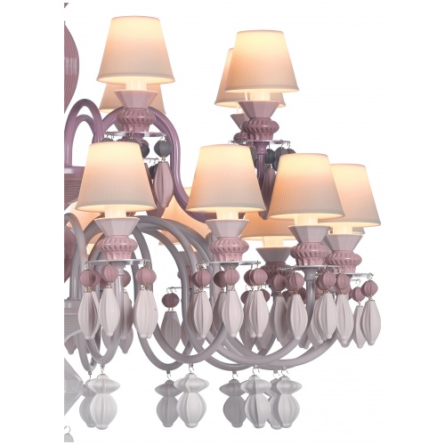 Belle de Nuit 24 Lights Chandelier. Pink (CE/UK) 8