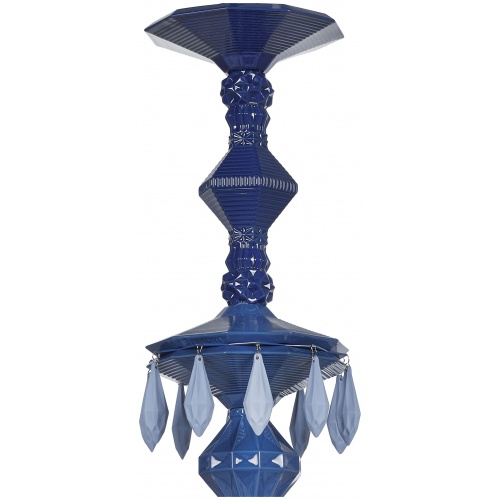 Belle de Nuit 24 Lights Chandelier. Blue (CE/UK) 6