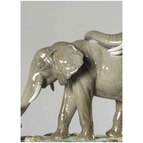 We Follow in Your Steps Elephants Sculpture 8