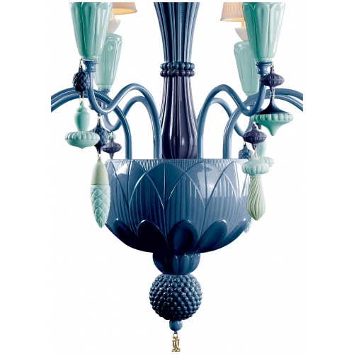 Ivy and Seed 8 Lights Chandelier. Ocean (CE/UK) 8