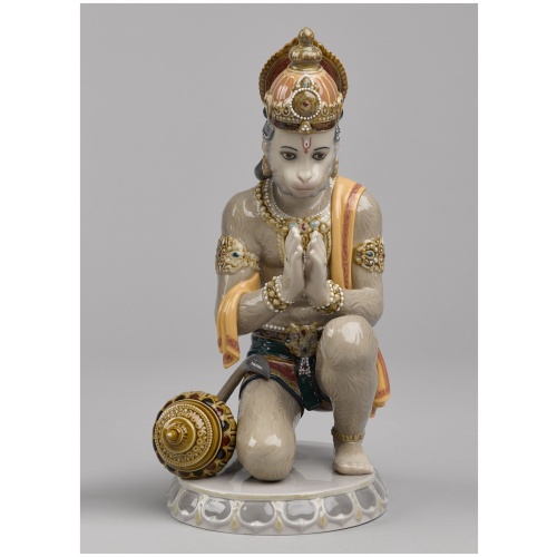 Lakshman and Hanuman Sculpture. Limited Edition 6