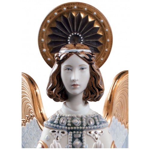 Romanesque Angel Figurine. Limited Edition 5