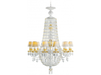 Winter Palace 12 Lights Chandelier. Golden Luster (CE/UK)