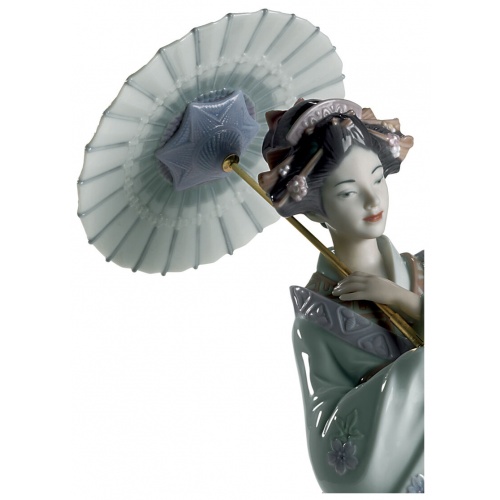 Japanese Portrait Woman Figurine 8