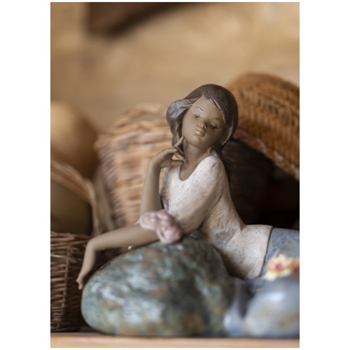 Meditative Moment Woman Figurine 8