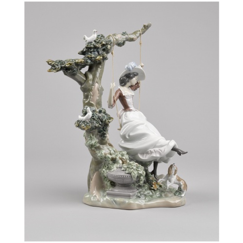 Swinging Woman Figurine 12