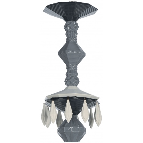 Belle de Nuit 24 Lights Chandelier. Black (CE/UK) 6