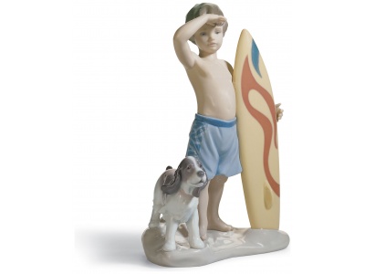 Surf’s Up Boy Figurine