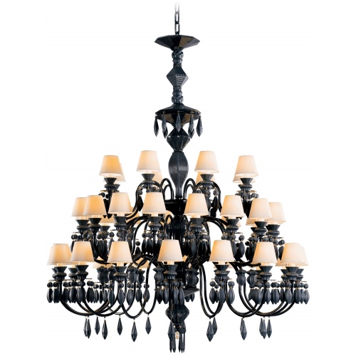 Belle de Nuit 40 Lights Chandelier. Absolute Black (CE/UK) 6