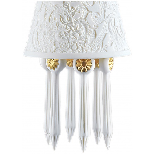 Belle de Nuit Ceiling Lamp with Lithophane. Golden Luster (CE/UK) 6