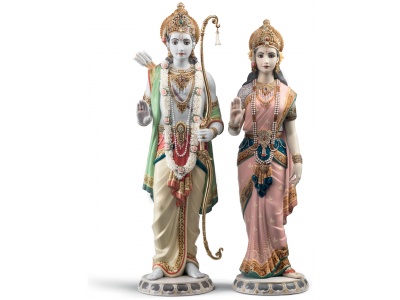 Rama and Sita Sculpture. Limited Edition