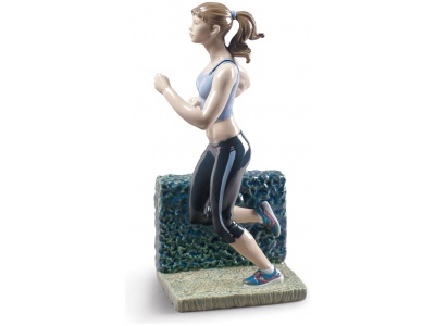 Running Woman Figurine