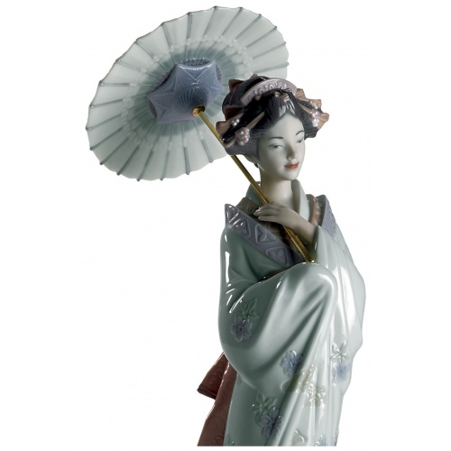 Japanese Portrait Woman Figurine 6