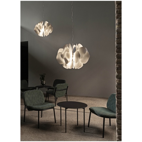 Nightbloom Hanging Lamp 60cm. White. (CE/UK) 8