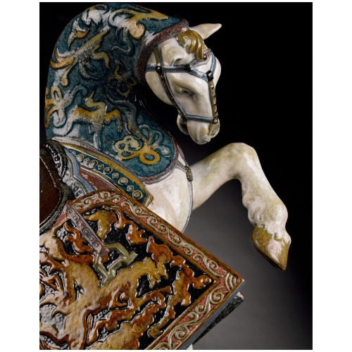 Oriental Horse Sculpture. Glazed. Limited Edition 10