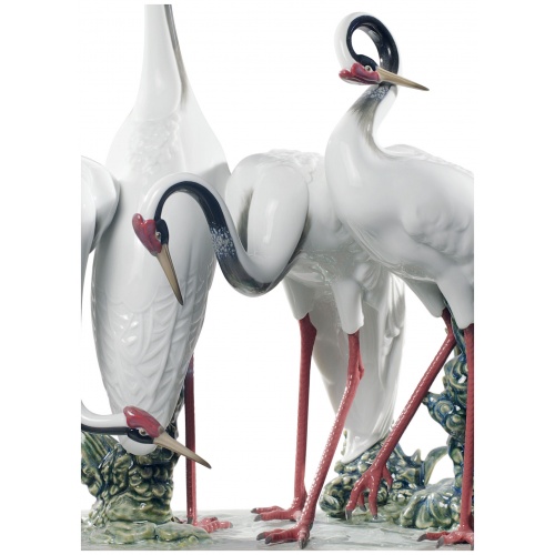 Flock of Cranes Sculpture. Limited Edition 6