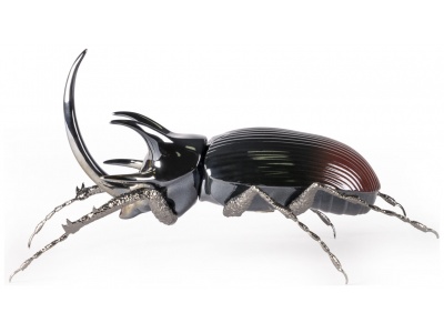 Rhinoceros Beetle Figurine