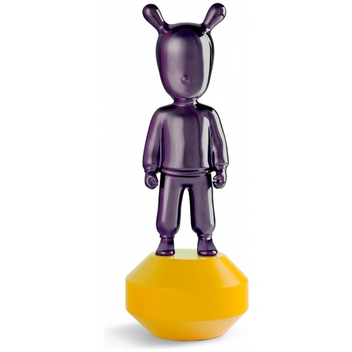 The Guest Little-purple on yellow Figurine. Small Model 5