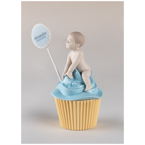 My sweet Cupcake. Boy Figurine. Customizable 5