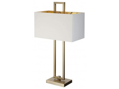 Danby Table Lamp In Antique Brass Finish