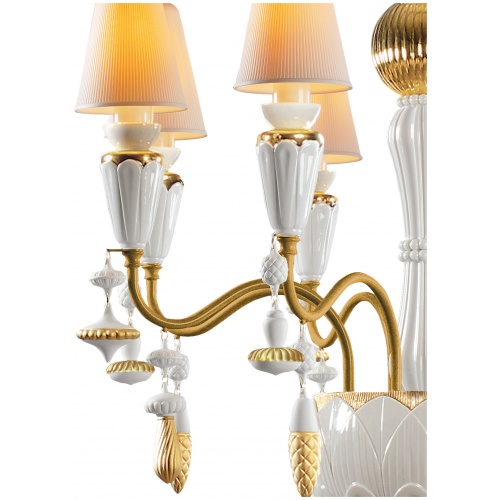 Ivy and Seed 8 Lights Chandelier. Golden Luster (CE/UK) 8