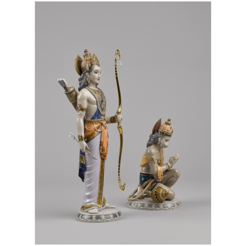 Lakshman and Hanuman Sculpture. Limited Edition 10