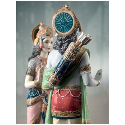 Rama and Sita Sculpture. Limited Edition 7