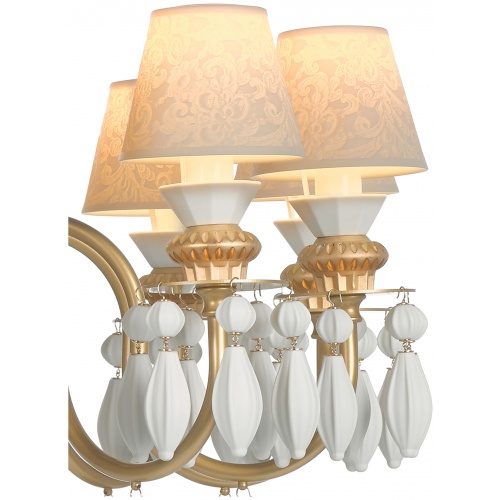 Belle de Nuit 12 Lights Chandelier. Golden Luster (CE/UK) 8