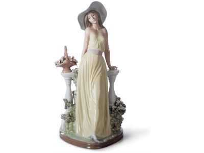 Time for Reflection Woman Figurine