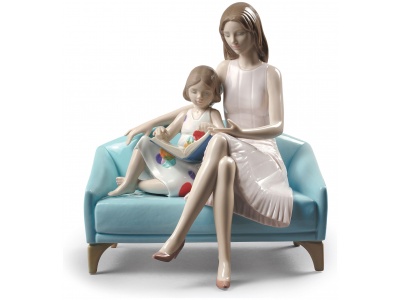 Our Reading Moment Mother Figurine