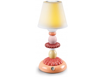 Lotus Firefly Table Lamp. Coral