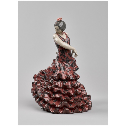 Flamenco Flair Woman Sculpture. Red 12