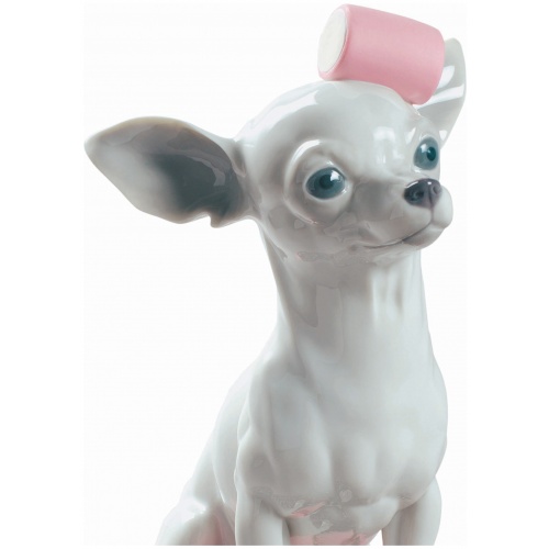 Chihuahua with Marshmallows Dog Figurine 5