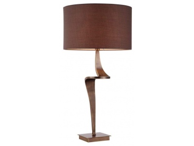 Enzo Antique Brass Table Lamp Right