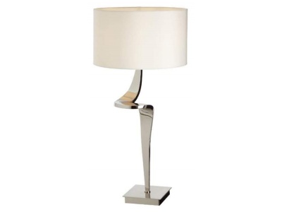 Enzo Nickel Table Lamp Left