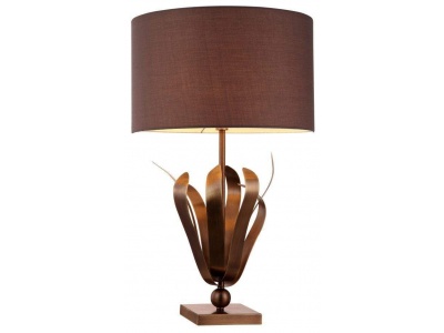 Eva Antique Brass Table Lamp