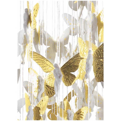 Niagara Chandelier 1.10m. Golden Luster (CE/UK) 8