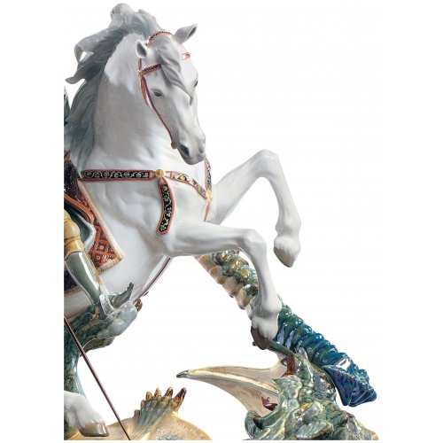 Saint George and The Dragon Sculpture. Limited Edition 6