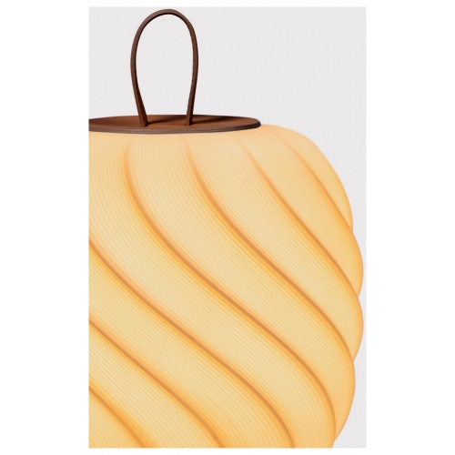 Ice Cream Portable Lamp. Medium. Leather 6