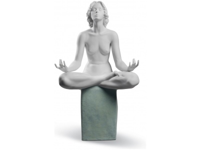 Meditation Woman Figurine