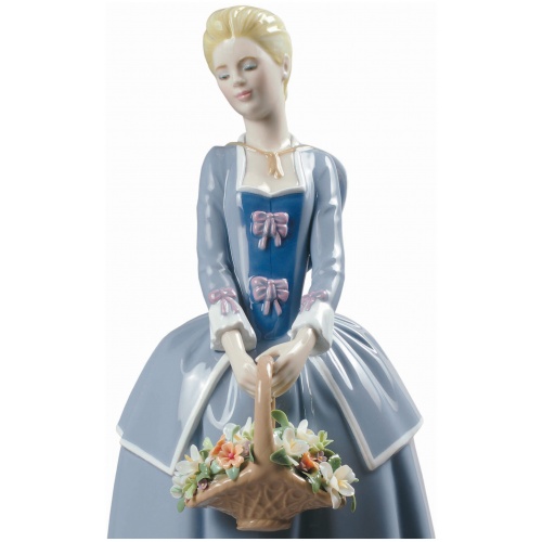 Garden Blossoms Woman Figurine 5