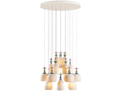 Mademoiselle 24 Lights Strolling through Blossoms Chandelier (CE/UK)