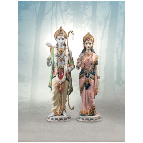 Rama and Sita Sculpture. Limited Edition 8