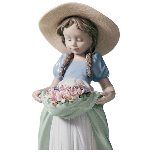 Bountiful Blossoms Girl Figurine 6