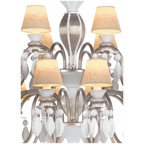 Belle De Nuit 24 Lights Chandelier. Silver Luster (CE/UK) 5