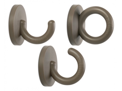 Mag-van-alles Wall hook Taupe